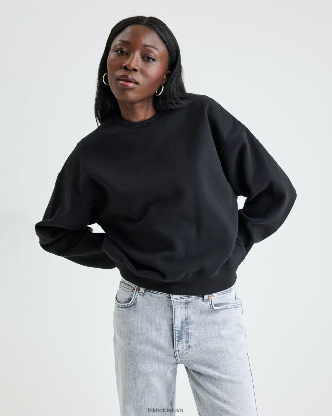 Bik Bok sh bazinis crewneck juodas apranga NJLH82114
