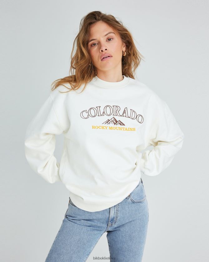 Bik Bok sh per didelis crewneck beveik baltas apranga NJLH82122